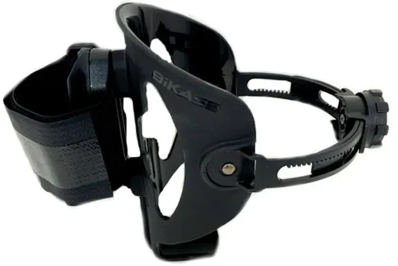 Bikase 1022S ABC 'Any Bottle Cage' Strap-on in Black