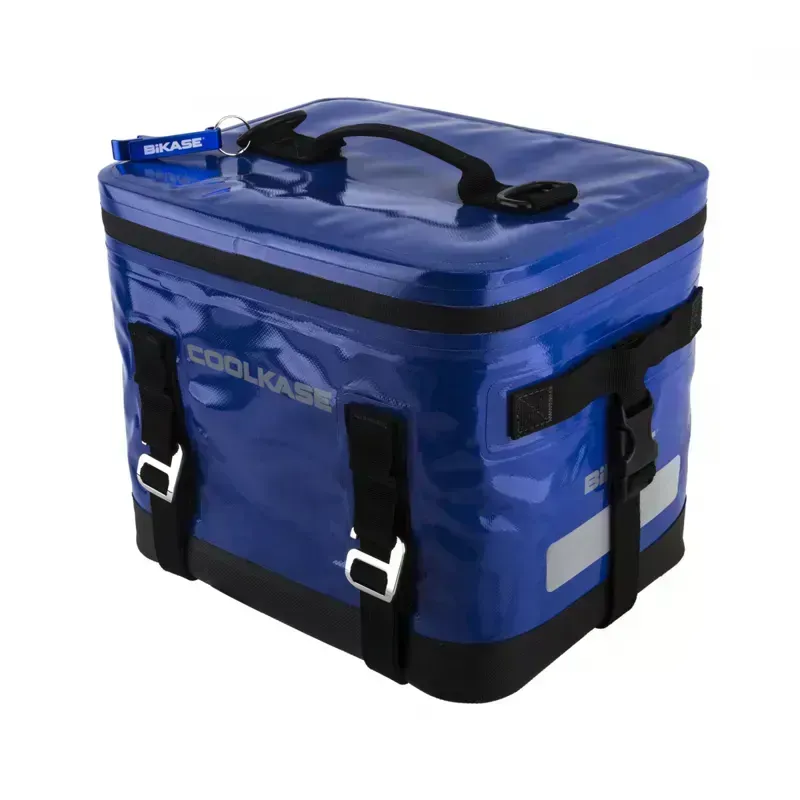 Bikase CoolKASE 12x9.5x10-inch Rack Bag w/ Shoulder Strap in Blue