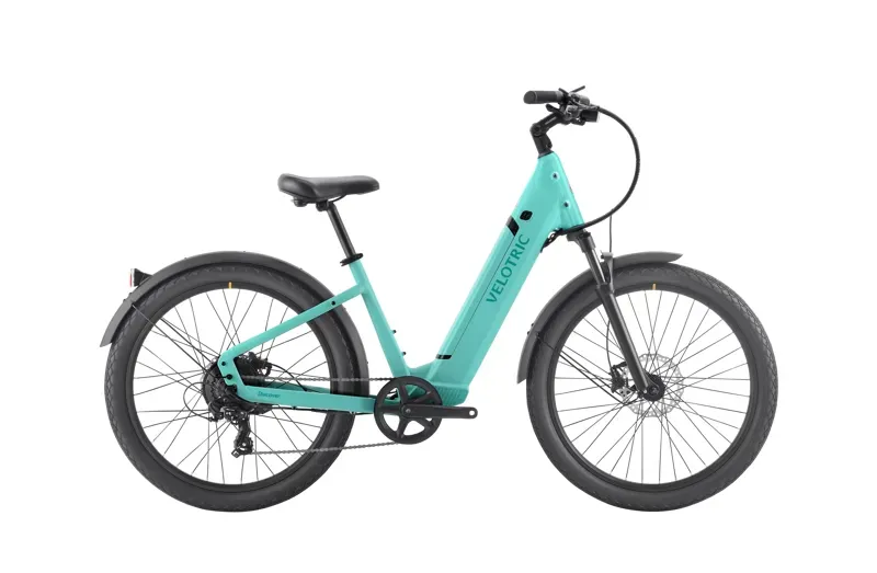 Velotric Discover 1 Plus Step-Thru eBike In Cyan